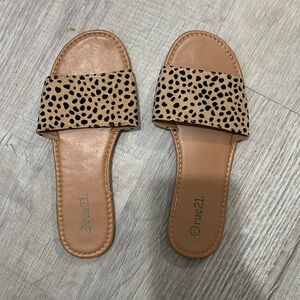 Cheetah Print Sandal